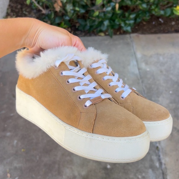 J Slides Shoes - J slides shoes platform sneakers Sherpa fur